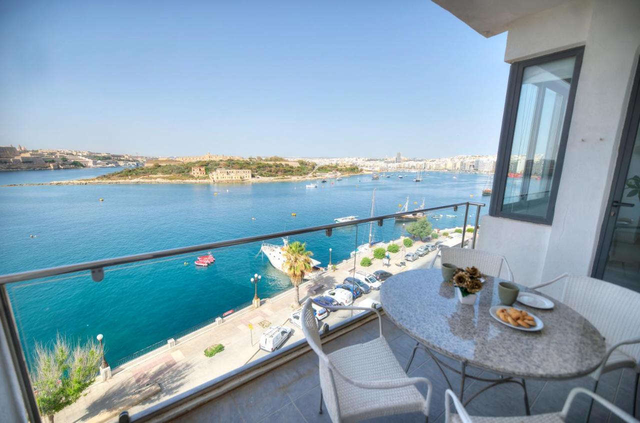 Bright And Spacious 3 Bedroom Apartment With Breathtaking Views - Goslm-5 Sliema Extérieur photo
