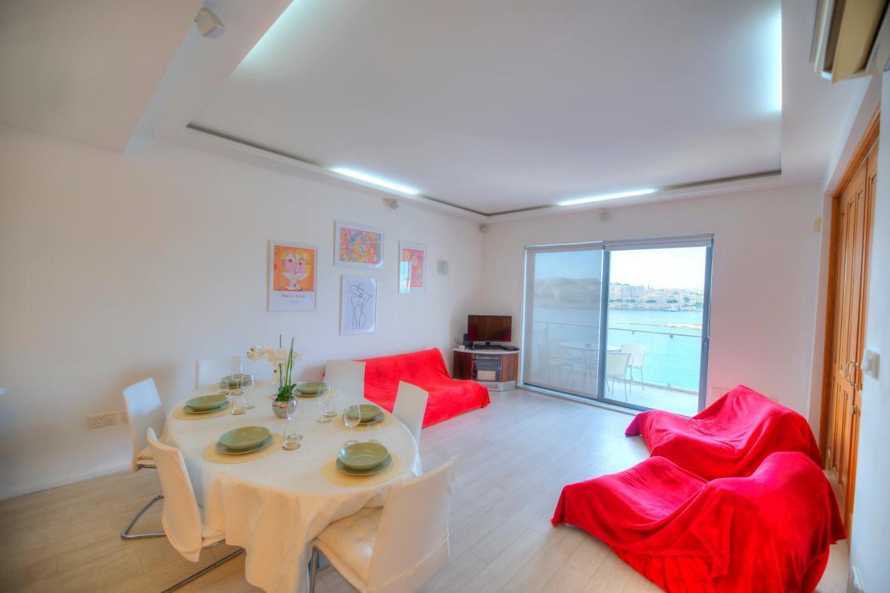 Bright And Spacious 3 Bedroom Apartment With Breathtaking Views - Goslm-5 Sliema Extérieur photo